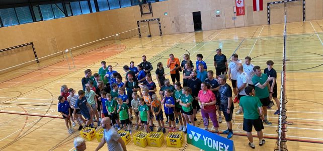ÖSTM/ÖM Badminton Rekordbeteiligung in einer Top-Location