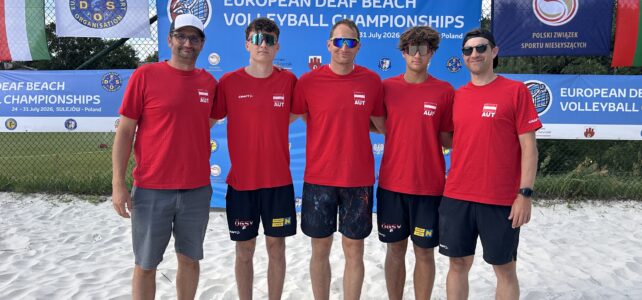 Platz 5 bei der Beachvolleyball-EM für Kurzmann/Tkachenko